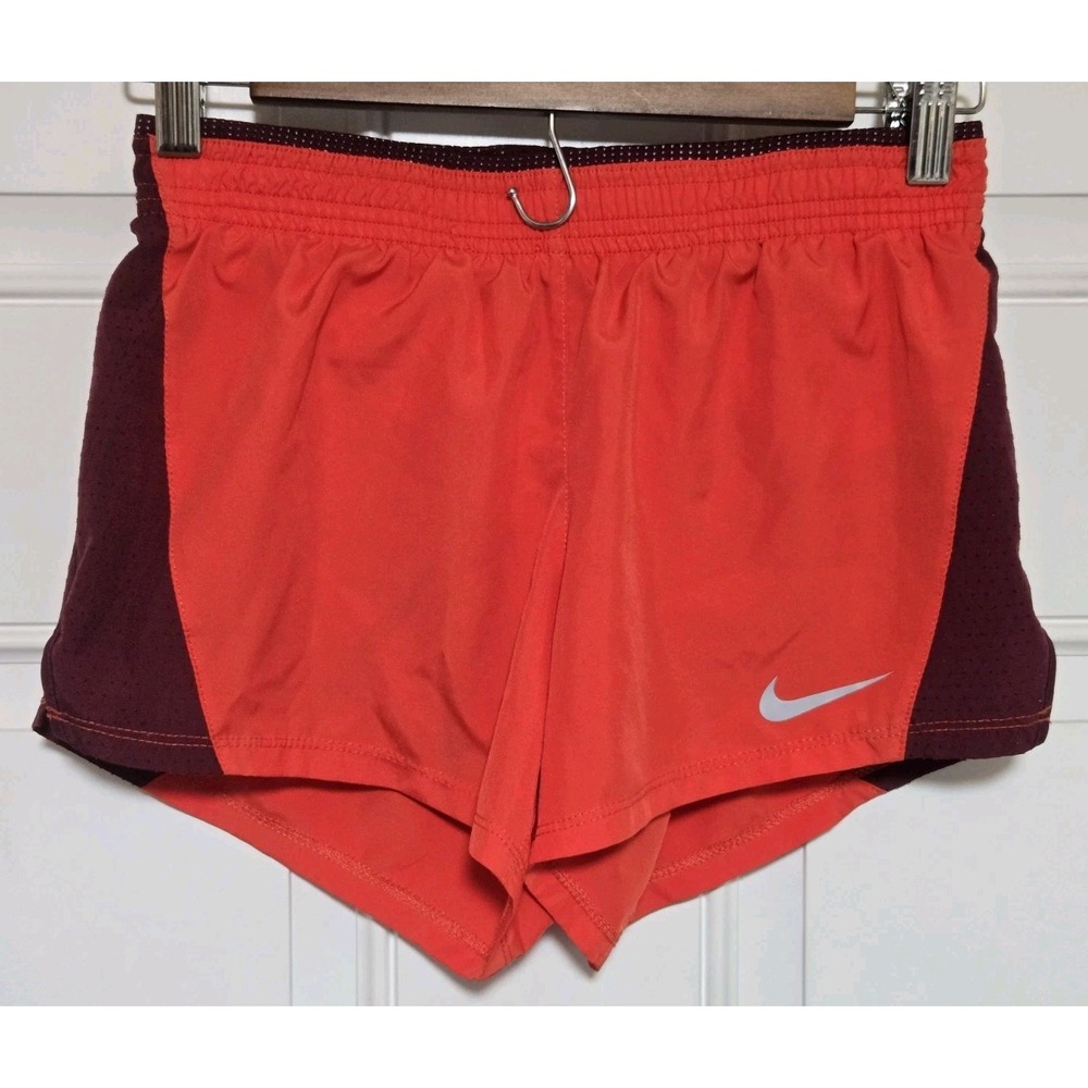 Nike Dri-fit Shorts Womens Size XS Red‎ Black Athletic